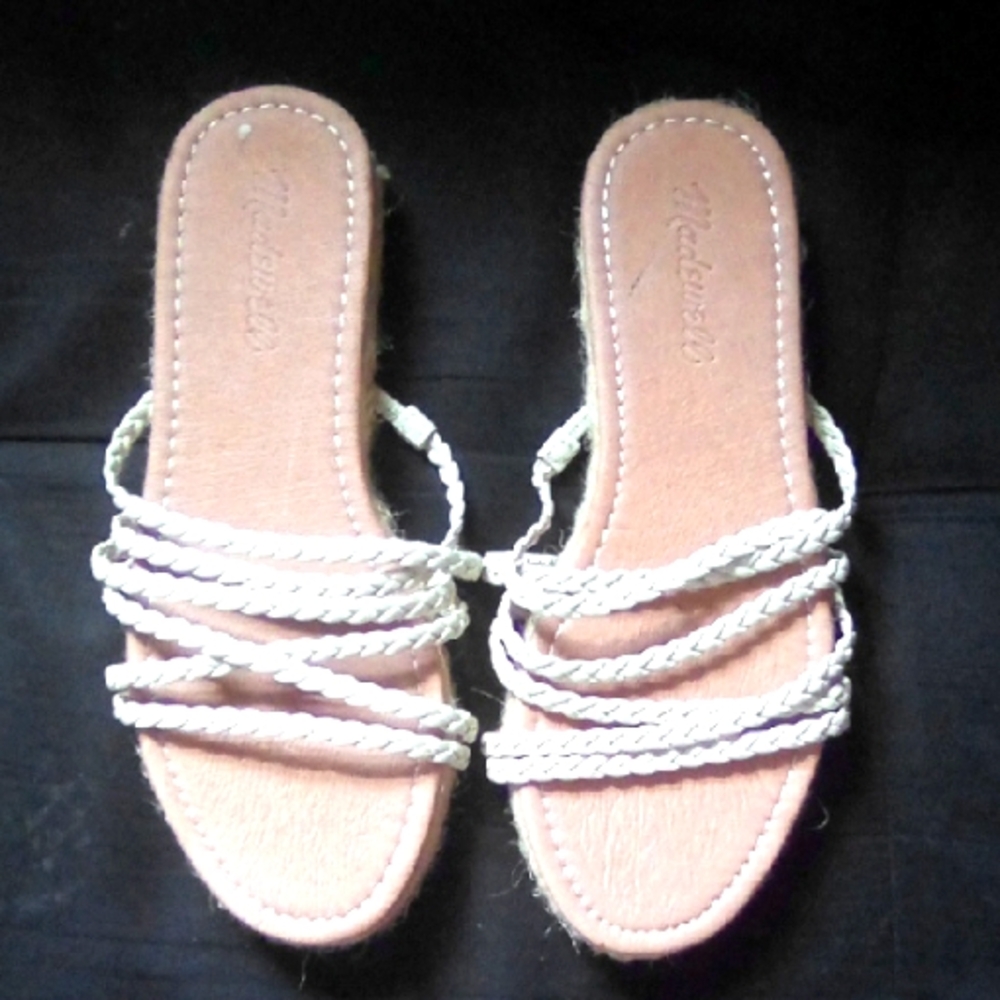 Women's Braided Strap Sandals Made well Size 6.5 Guc